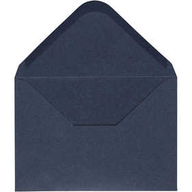 Enveloppes, dimension enveloppes 11,5x16 cm, 110 gr, bleu, 10 pièces/ 1 Pq. [HOB-217014]