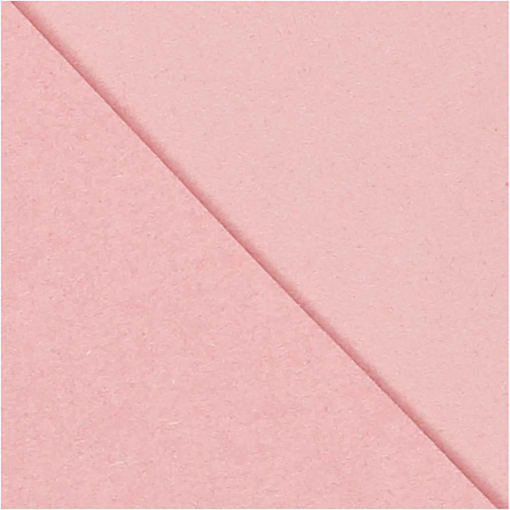 Enveloppes, dimension enveloppes 11,5x16 cm, 110 gr, rose clair, 10 pièces/ 1 Pq. [HOB-217019]