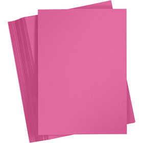Papier Cartonné, A4, feuille 210x297 mm, 180 gr, rose, 100 flles/ 1 Pq. [HOB-217046]