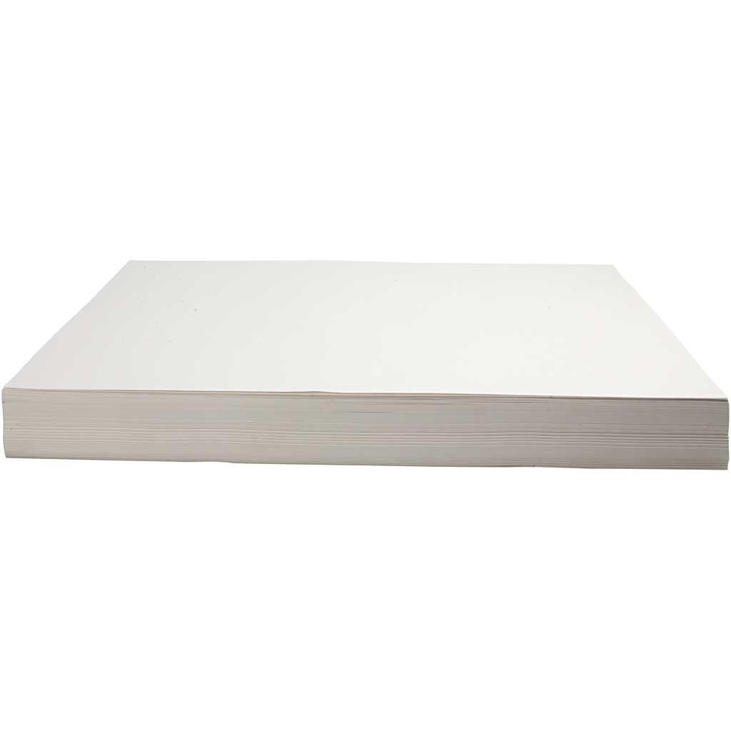Papier kraft, A2, 420x594 mm, 100 gr, blanc, 500flles/ 1 Pq. [HOB-22144]
