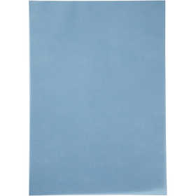 Papier Vélin, A4, feuille 210x297 mm, 100 gr, bleu, 10 flles/ 1 Pq. [HOB-224814]