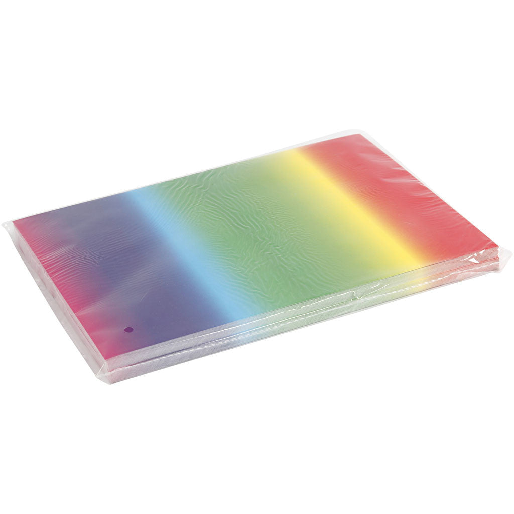 Papier arc-en-ciel, A4, feuille 210x297 mm, 180 gr, 100 flles/ 1 Pq. [HOB-22983]