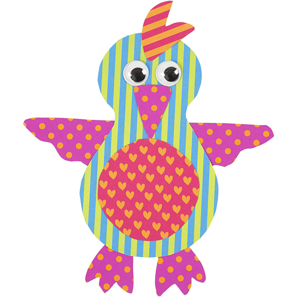 Papier Cartonné à Motifs, A4, feuille 210x297 mm, 250 gr, ass. de couleurs, 200 flles ass./ 1 Pq. [HOB-22985]