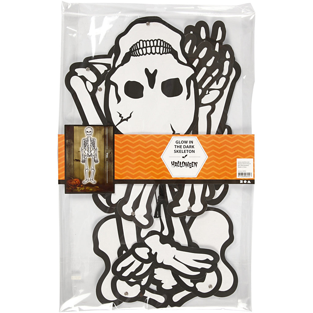 Squelette, H : 120 cm, 300 gr, blanc, 1 pièce [HOB-23592]