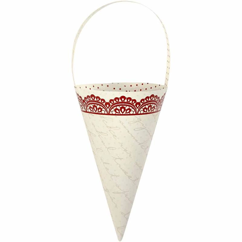 Cônes Vivi Gade, H : 13 cm, 160 gr, 10 pièces/ 1 Pq. [HOB-23863]