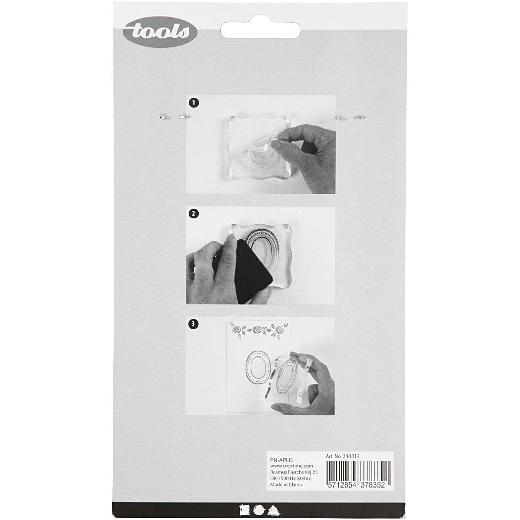 Tampons transparents, coiffures, feuille 11x15,5 cm, 1 flles [HOB-240013]