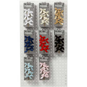 Trombones, dim. 40x70 mm, ass. de couleurs, 8x10 Pq./ 1 Pq. [HOB-24710]