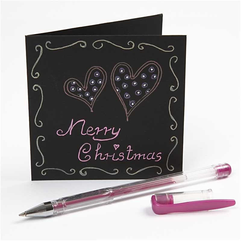 Stylo à encre gel, trait 0,8 mm, ass. de couleurs, 10 ass./ 1 Pq. [HOB-25103]