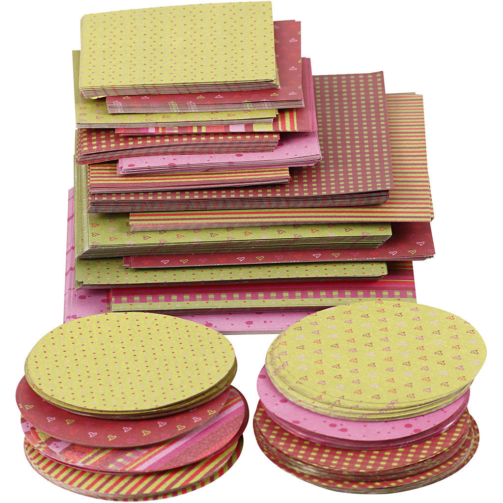 Papier Origami, 80 gr, 900 flles ass./ 1 Pq. [HOB-25531]