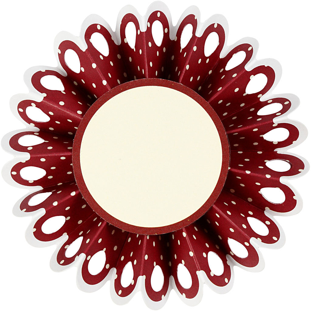 Rosettes, d 8 cm, 160 gr, 6 pièces/ 1 Pq. [HOB-25679]