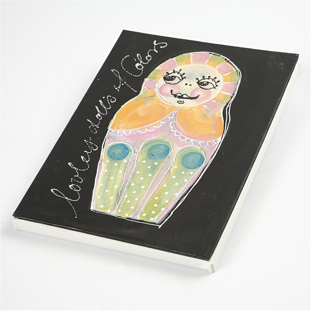 Entoilé, P: 1,6 cm, dim. 30x30 cm, 280 gr, blanc, 40 pièces/ 1 Pq. [HOB-25748]