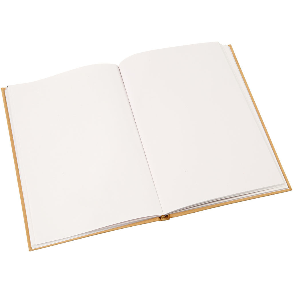 Carnet de notes, A5, ép. 8 mm, 80 gr, brun, 1 pièce [HOB-26367]