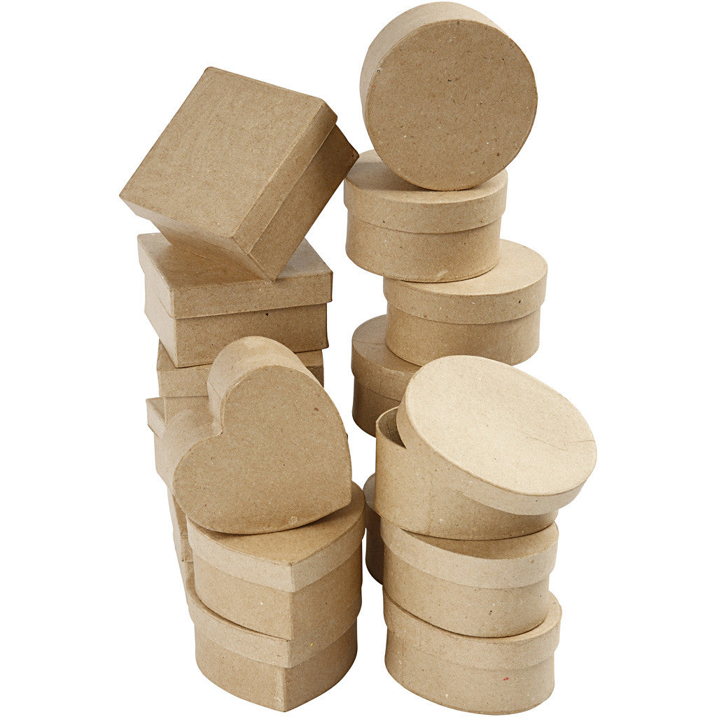 Boîtes moyennes, H: 5 cm, d 10-12 cm, 28 pièce/ 1 Pq. [HOB-264801]