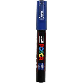Feutre Posca, dim. PC-1M, trait 0,7 mm, extra fin, bleu, 1 pièce [HOB-273041]