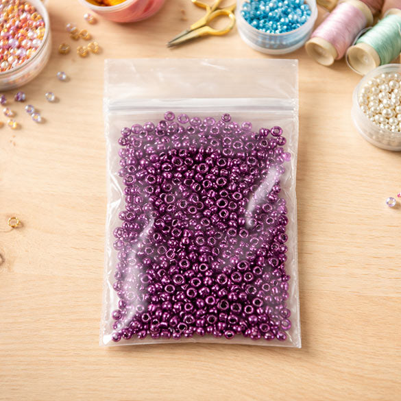 Sachet zip transparent en PE-BD 3,8x5,1cm (100 pièces) [2PE1H2]