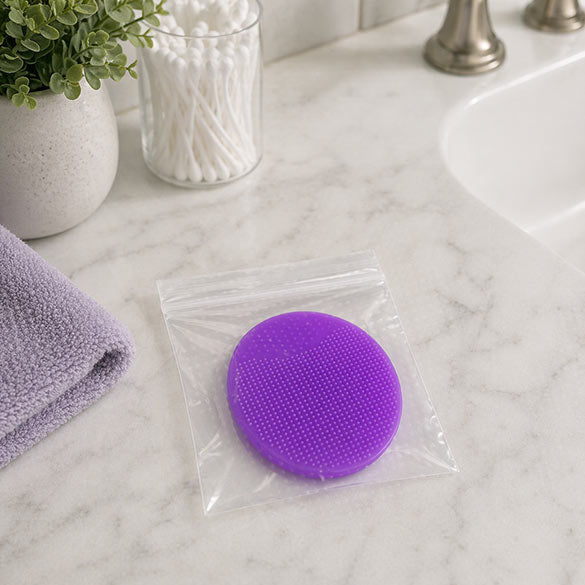 Sachet zip transparent en PE-BD 7,6x7,6cm (100 pièces) [2PE33]