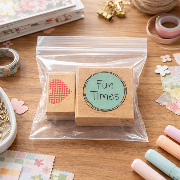 Sachet zip transparent en PE-BD 10x10cm 50 microns (100 pièces) [2PE44]