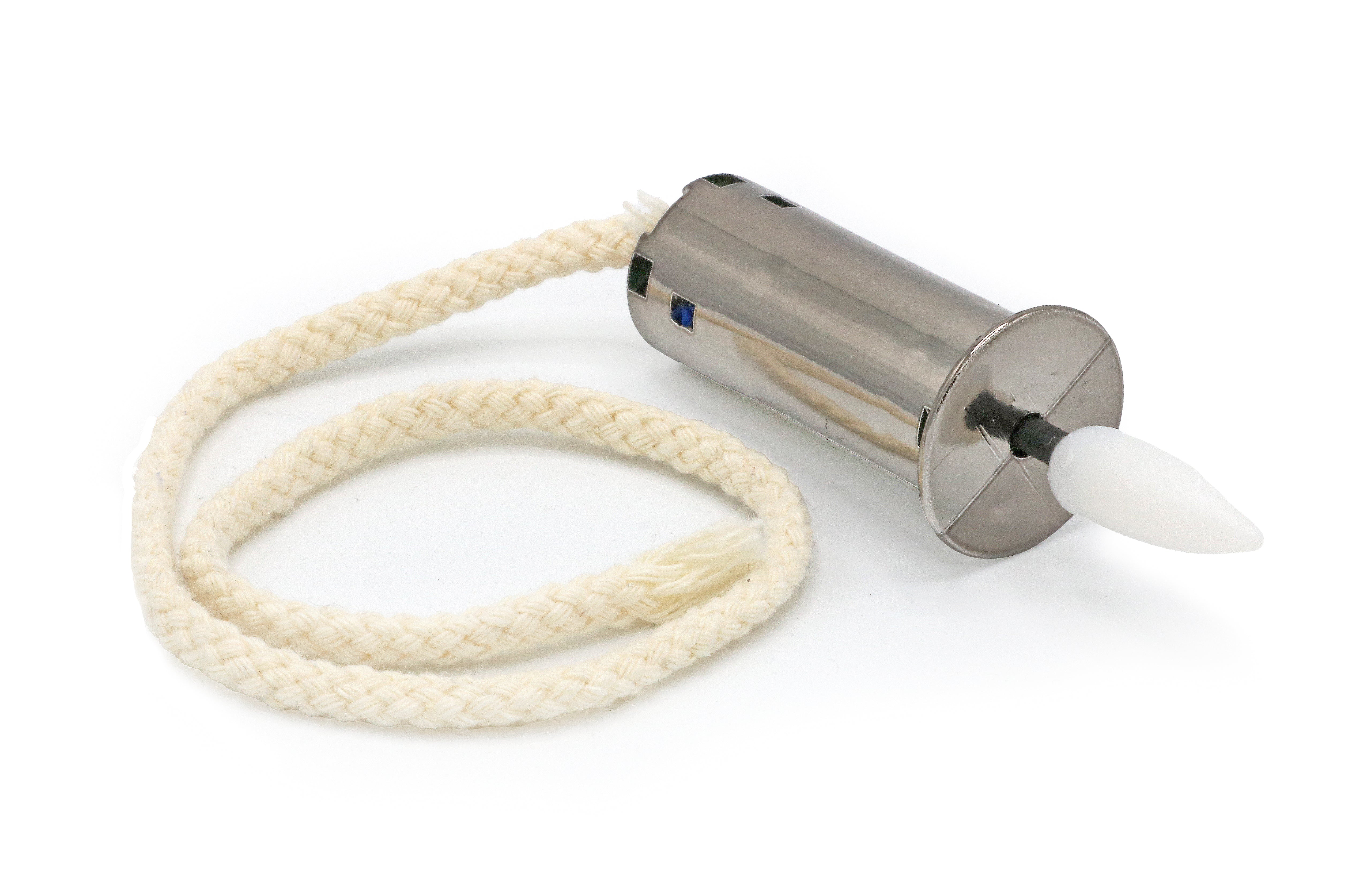 Wick flame flickering Led incl 3x LR44 battery silver (1 pc)