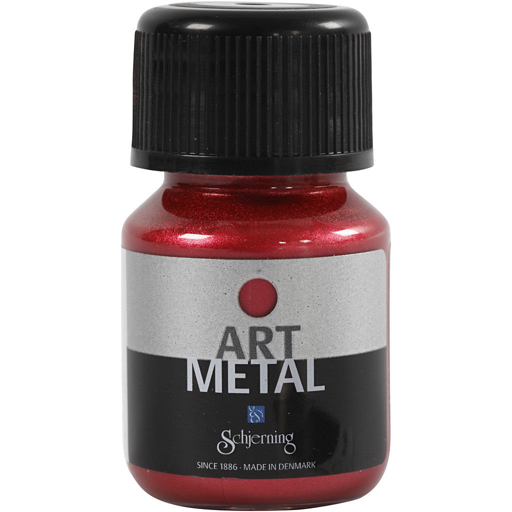Peinture Acrylique Métallisée, rouge lave(5112), 30 ml/ 1 flacon [HOB-307150]