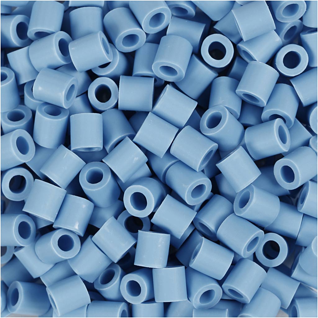Les Perles NABBI BioBeads, dim. 5x5 mm, diamètre intérieur 2.5 mm, medium, bleu, 1000 pièces/ 1 Pq. [HOB-9067790]