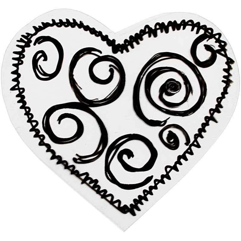 Feutres pour verre et porcelaine, trait 1-2 mm, opaque, noir, 1 pièce [HOB-31314]