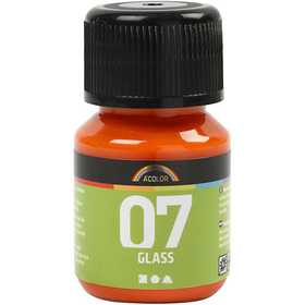 Peinture pour verre A-Color Glass, orange, 30 ml/ 1 flacon [HOB-31387]