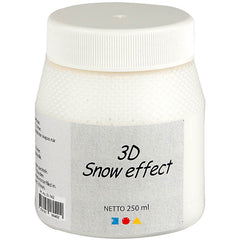 Effet neige 3D, blanc, 250 ml/ 1 boîte [HOB-31742]