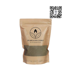 Bougie Pearlsand 400 g vert mousse (6 pièces) [IFS-32720]