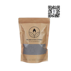 Bougie Pearlsand 400 g grise (6 pièces) [IFS-32726]