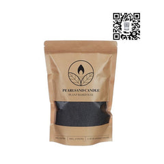 Bougie Pearlsand 400 g noire (6 pièces) [IFS-32728]