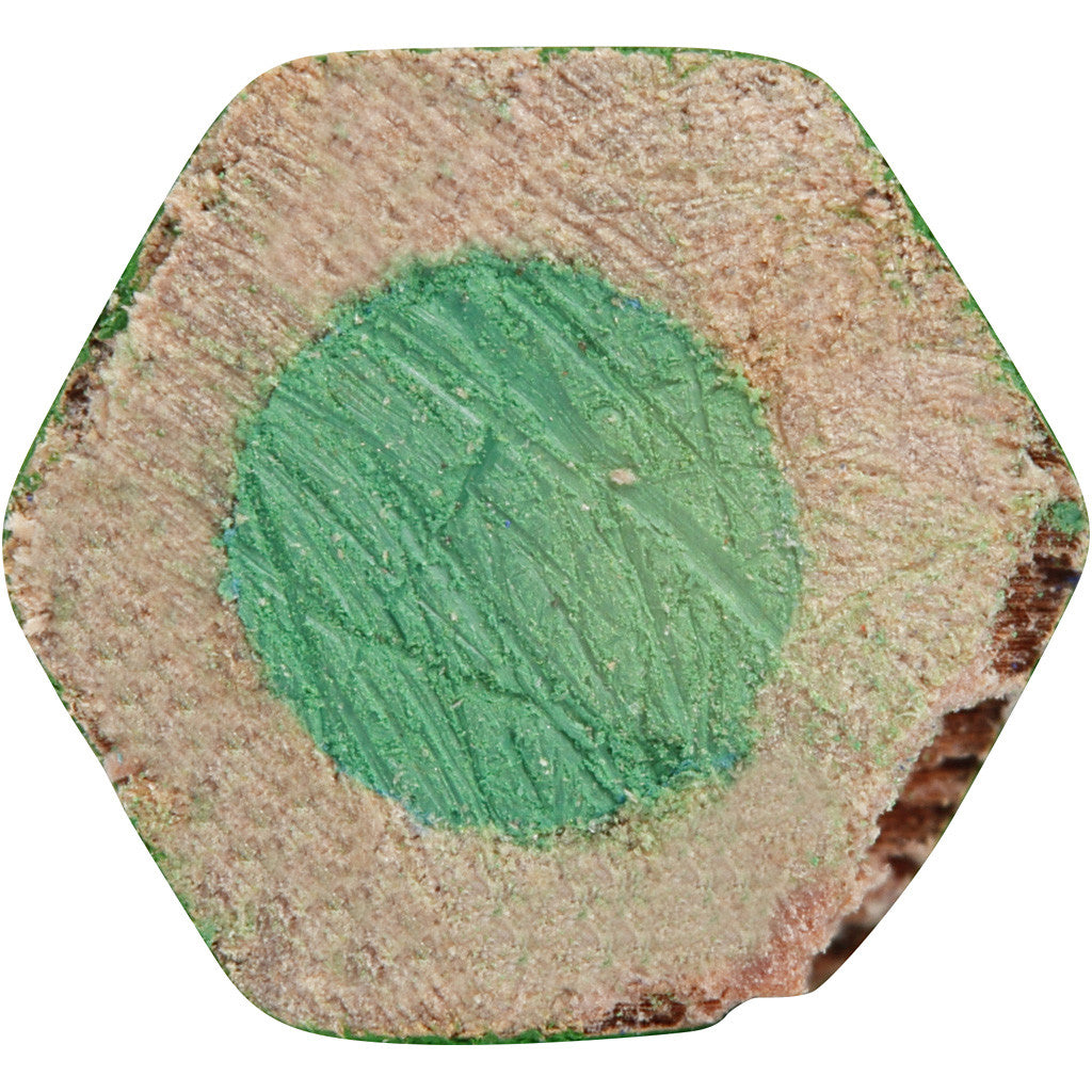 CARAN D’ACHE Supracolor II, L : 17 cm, mine 3.8 mm, ass. de couleurs, 12 pièces/ 1 Pq. [HOB-34096]