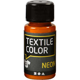 Textile Color, orange néon, 50 ml/ 1 flacon [HOB-342130]