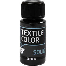 Textile Color, opaque, noir, 50 ml/ 1 flacon [HOB-34215]