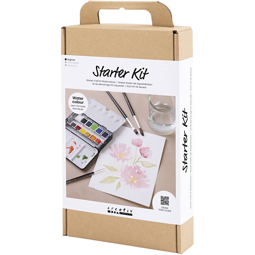 Kit de démarrage DIY Aquarelle, 1 Pq. [HOB-34249]