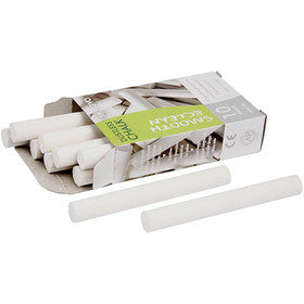 Craie sans poussière, L : 8 cm, d 10 mm, blanc, 10x10 pièces/ 1 Pq. [HOB-34475]