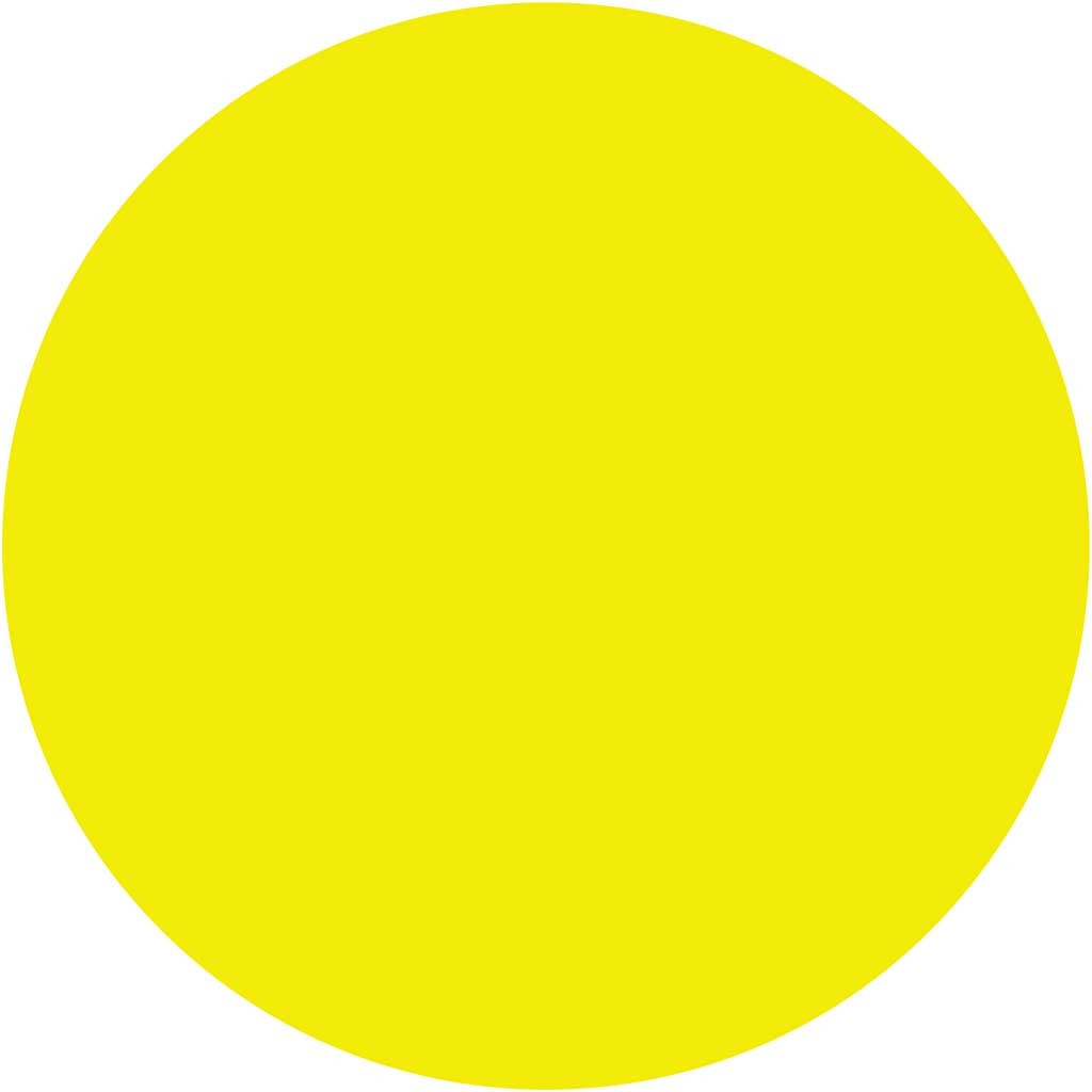 Pastilles aquarelles, H : 16 mm, d 44 mm, jaune, 6 pièces/ 1 Pq. [HOB-34484]