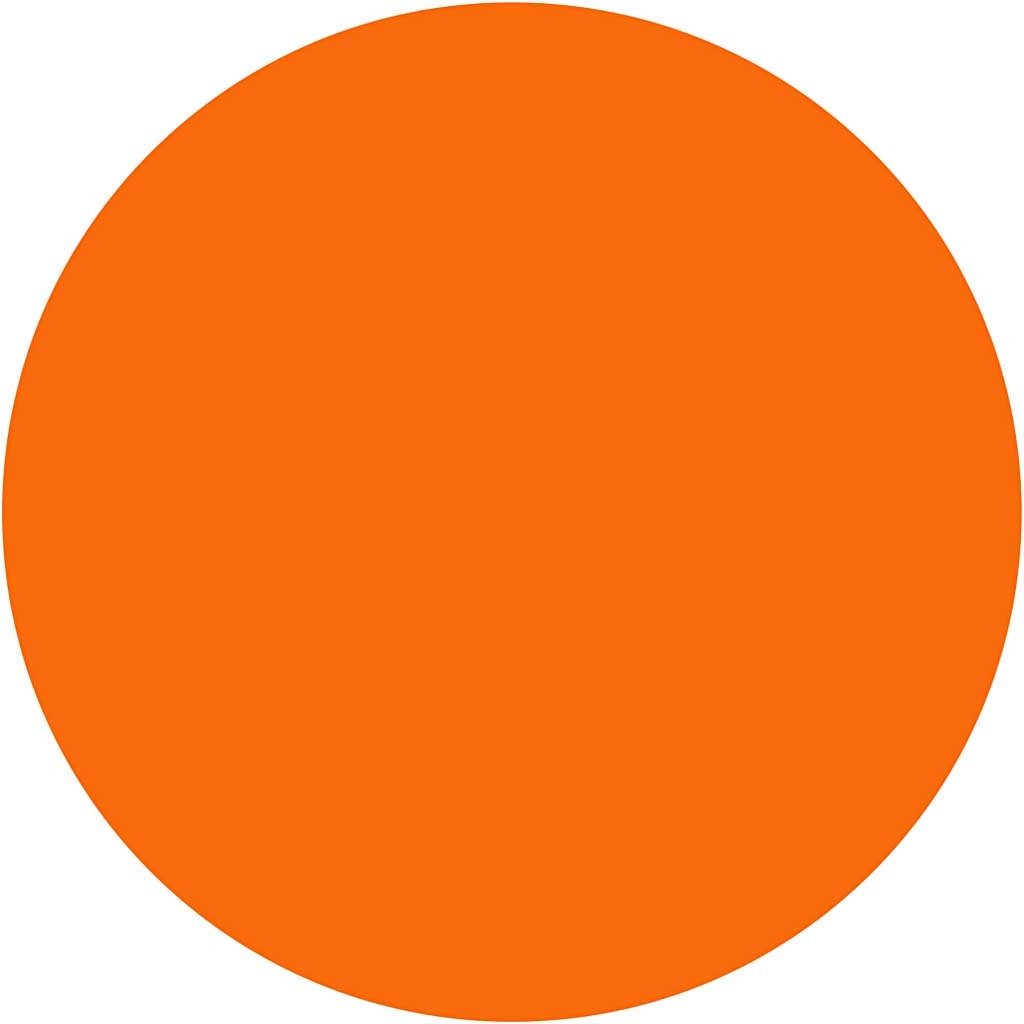 Pastilles aquarelles, H : 16 mm, d 44 mm, orange, 6 pièces/ 1 Pq. [HOB-34489]