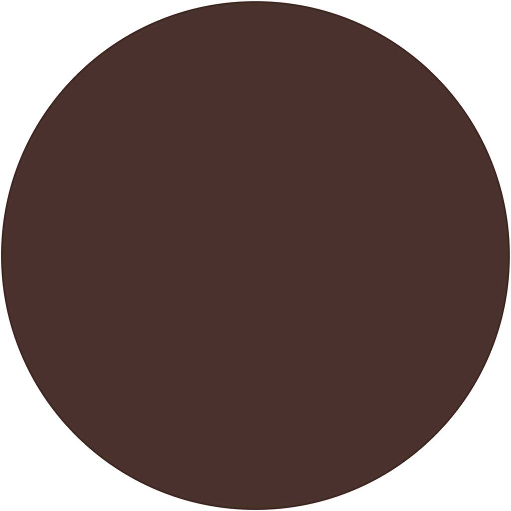 Pastilles aquarelles, H : 16 mm, d 44 mm, brun, 6 pièces/ 1 Pq. [HOB-34493]