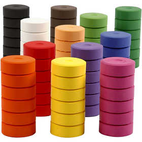 Pastilles aquarelles, H : 16 mm, d 44 mm, recharge, 72 pièces/ 1 Pq. [HOB-34497]