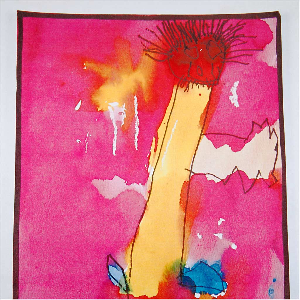 Pastilles aquarelles, H : 16 mm, d 44 mm, ass. de couleurs, 1 set [HOB-34499]