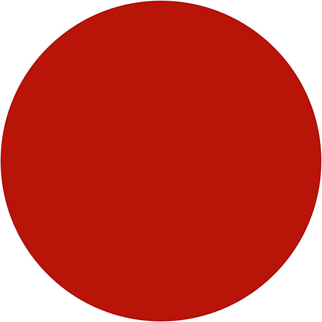 Pastilles aquarelles, H : 19 mm, d 57 mm, rouge, 6 pièces/ 1 Pq. [HOB-34585]