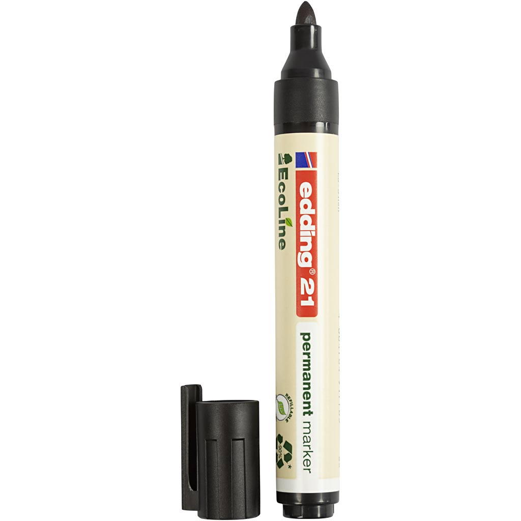 Edding EccoLine Marker, no. 21, line 1,5-3 mm, black
