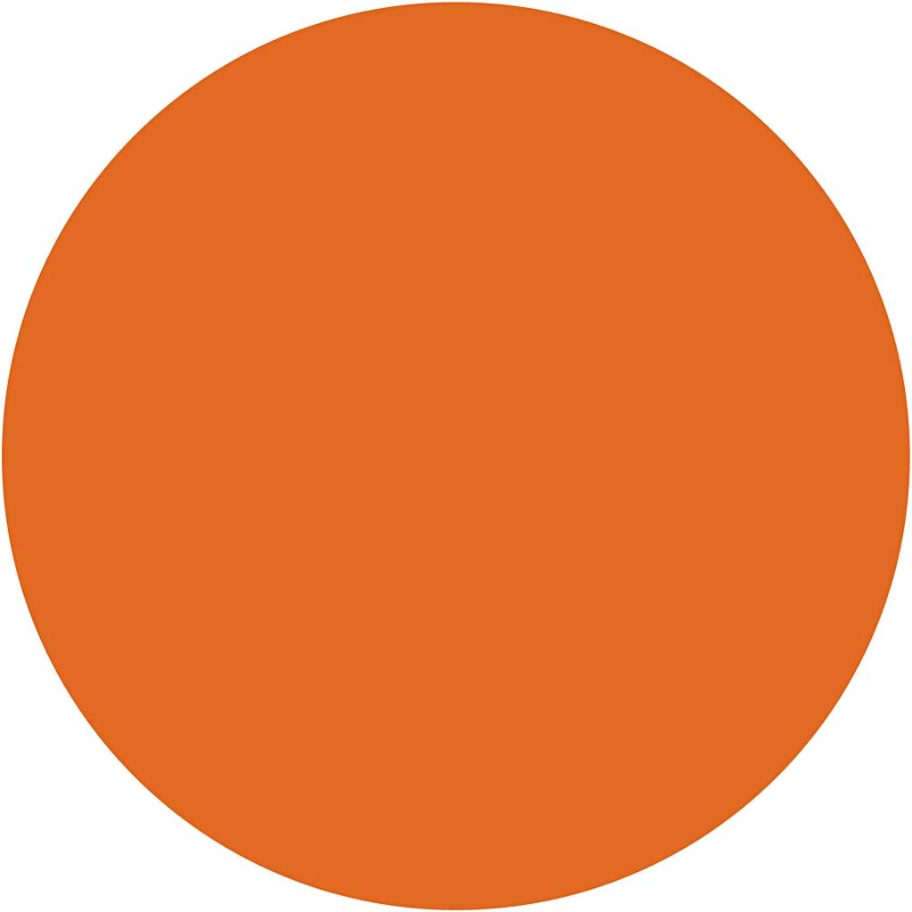 Peinture Acrylique, semi-brillant, semi transparent, orange, 500 ml/ 1 flacon [HOB-35412]