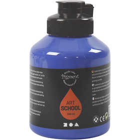 Peinture Acrylique, semi-brillant, opaque, ultra marine, 500 ml/ 1 flacon [HOB-35424]