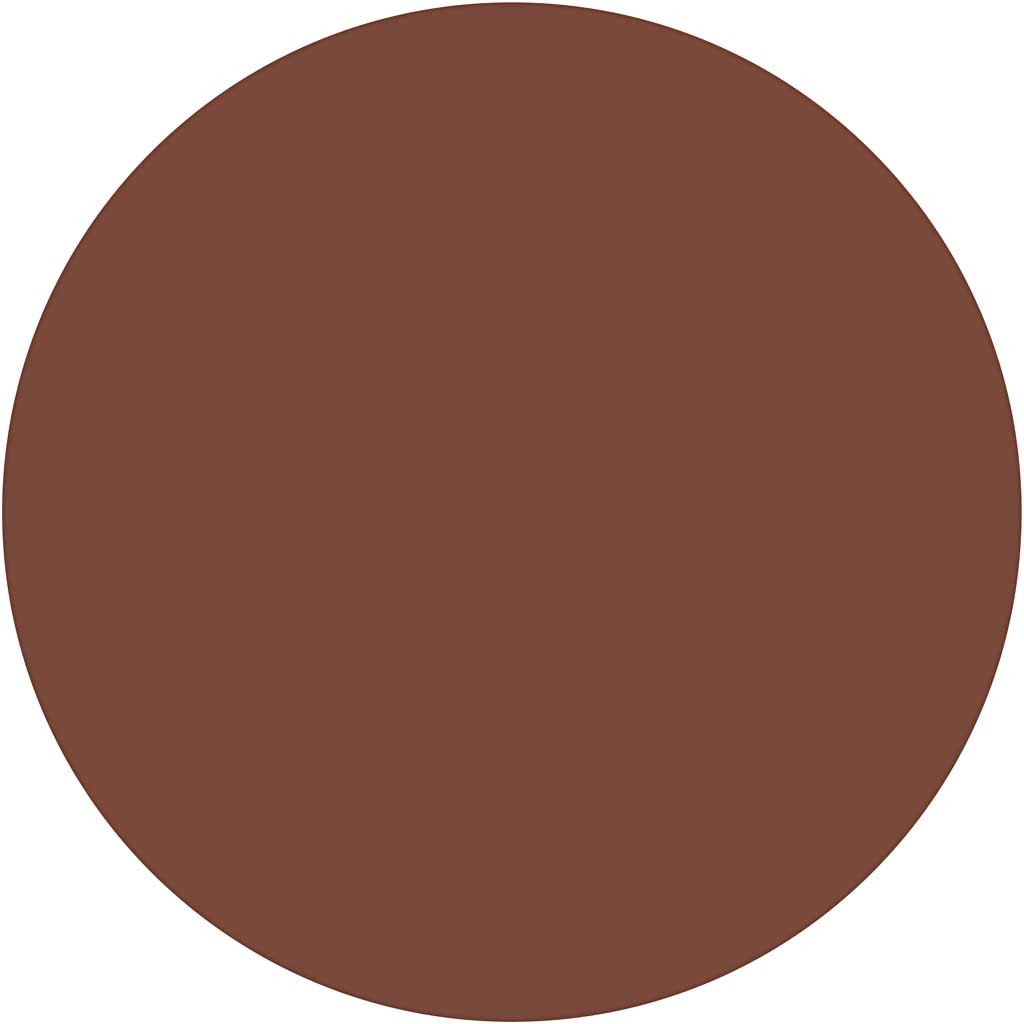 Peinture Acrylique, semi-brillant, opaque, burnt umber, 500 ml/ 1 flacon [HOB-35426]