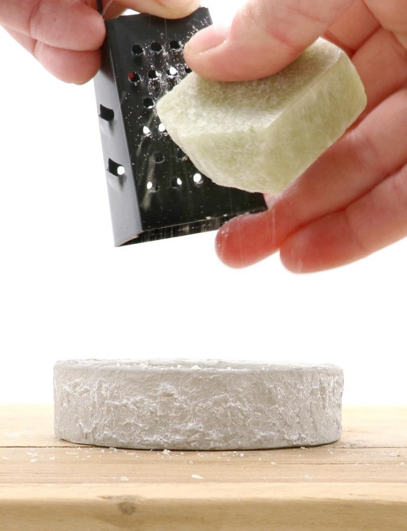 plat de cire à ciment gris clair Ø8 x H2 cm (12 pcs) [IFS-36050]