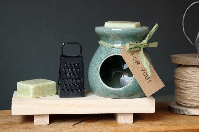 Plateau en ciment gris foncé 8,5x3,5x20 cm (4 pcs) [IFS-36053]