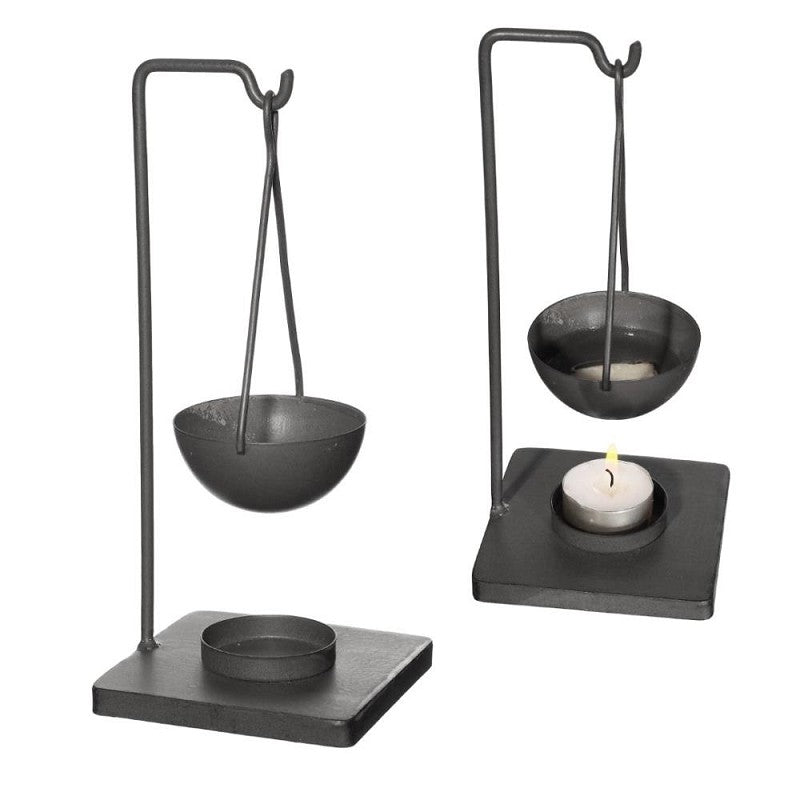 Porte-cube aromatique en métal noir (2 pcs) [IFS-36057]