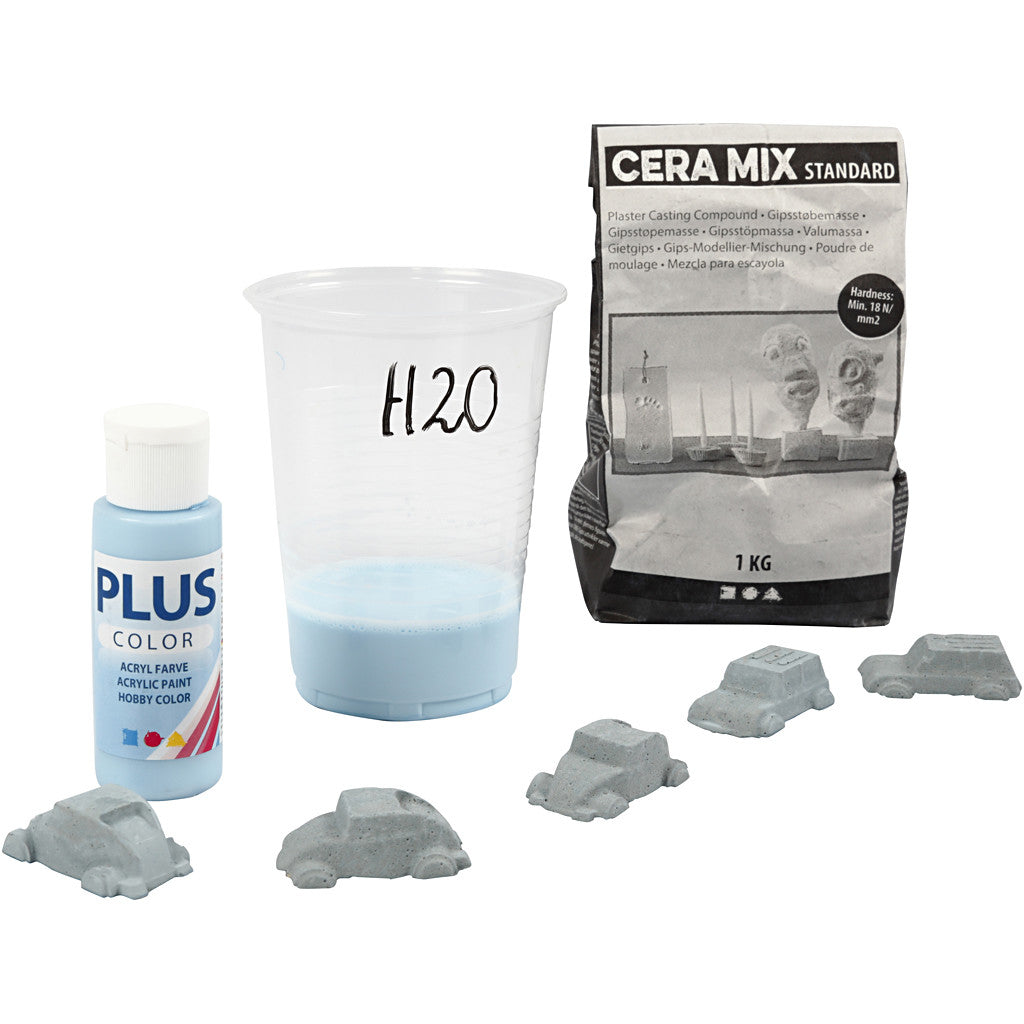 Moule en silicone, voiture, H : 2,5 cm, L : 3 cm, L : 4,5 cm, 12,5 ml, 1 pièce [HOB-37132]