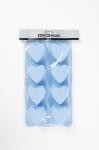 Moule en silicone, coeurs, H : 3,5 cm, L : 7 cm, L : 6 cm, 100 ml, 1 pièce [HOB-37134]